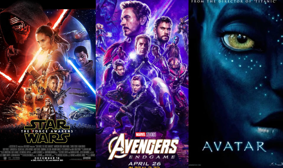 Las películas más taquilleras de la historia